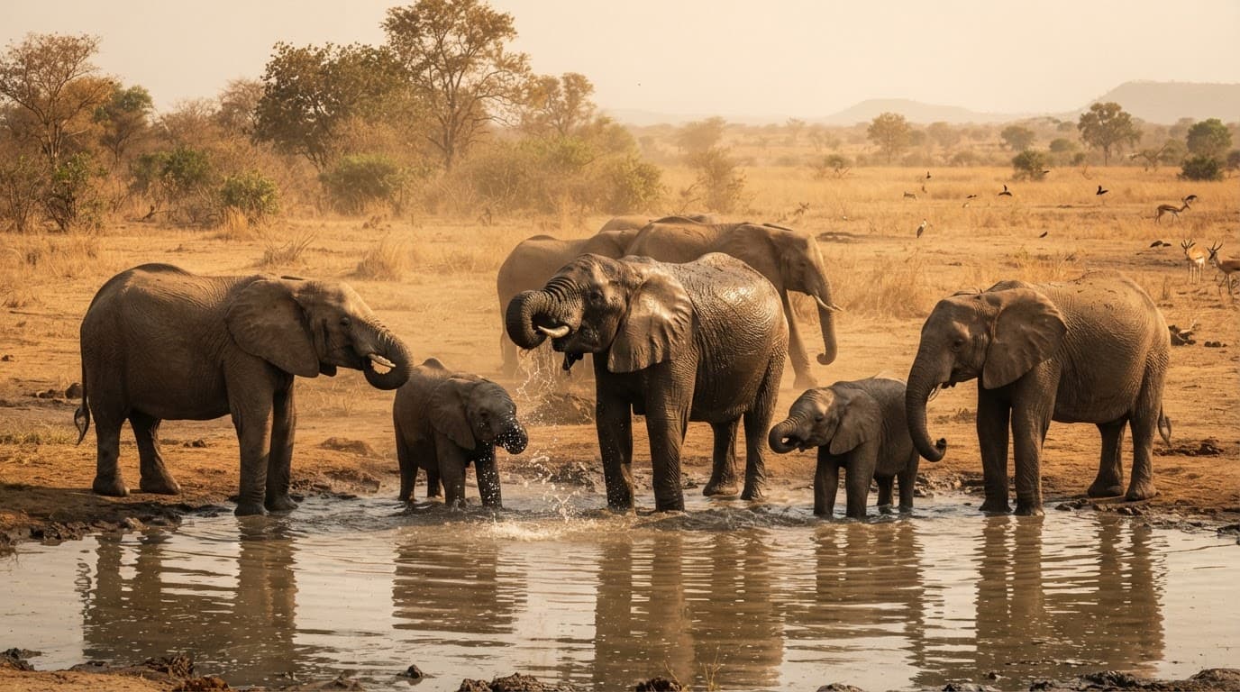 Mole National Park is Ghana’s best chance to walk beside elephants