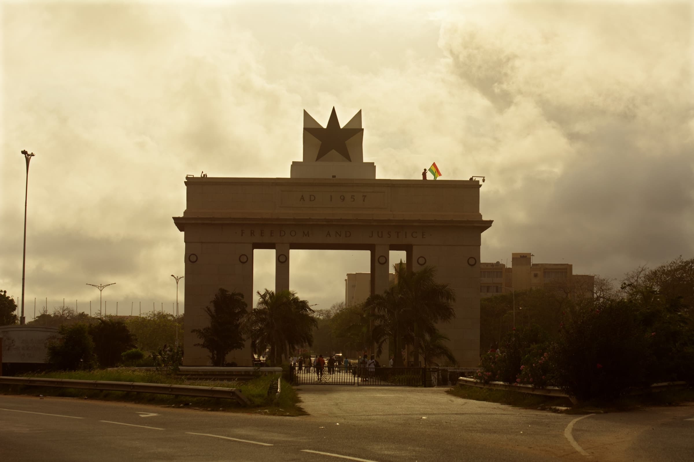 Independence Square, Accra: the walk every visitor starts with
